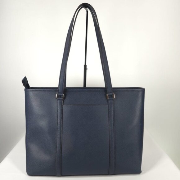 MICHAEL KORS LEATHER LOGO Navy Sady‎ Large Tote Bag IM-1904 F19 35T7GD4T7L 406 - Picture 2 of 16